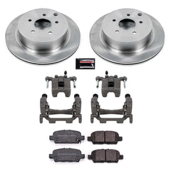 Power Stop KCOE8021 Autospecialty 1-Click OE Replacement Rear Brake Kit With Calipers for 2014-2016 Infiniti Q50 Base, Hybrid Premium, Premium product image