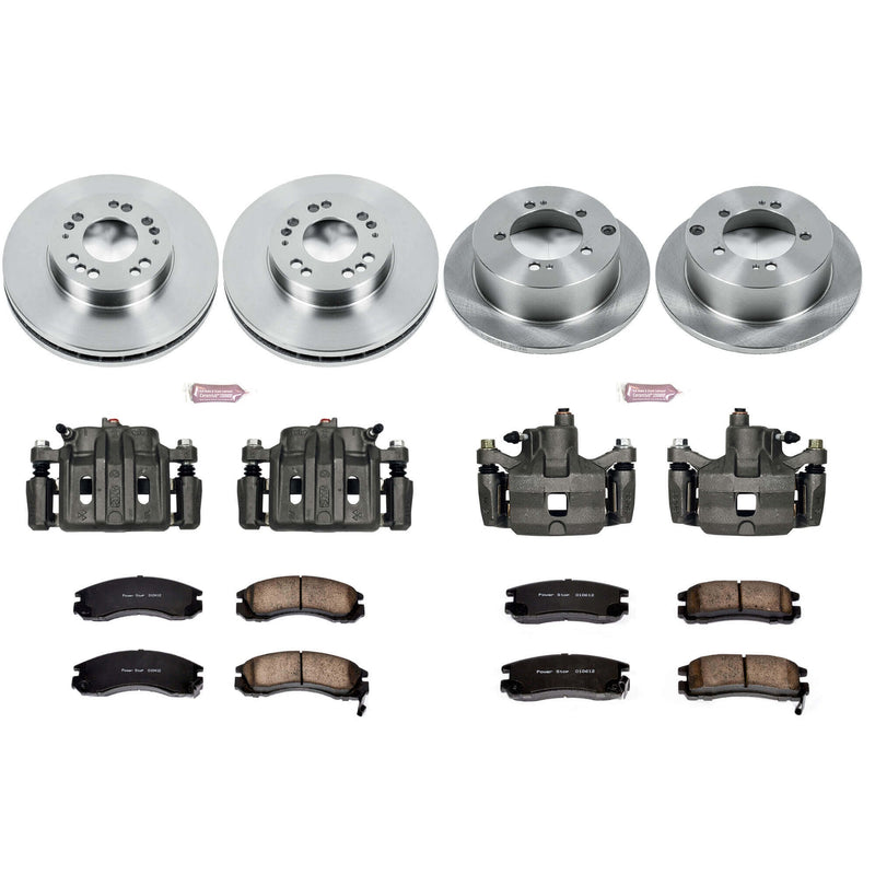 Power Stop KCOE802A Autospecialty 1-Click Daily Driver Front And Rear Brake Kit for 2000 Mitsubishi Eclipse product image