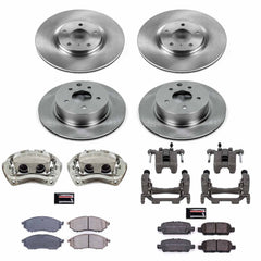 Power Stop KCOE8060 Autospecialty 1-Click OE Replacement Pad And Rotor Kit With Calipers for 2015 Infiniti Q40 product image