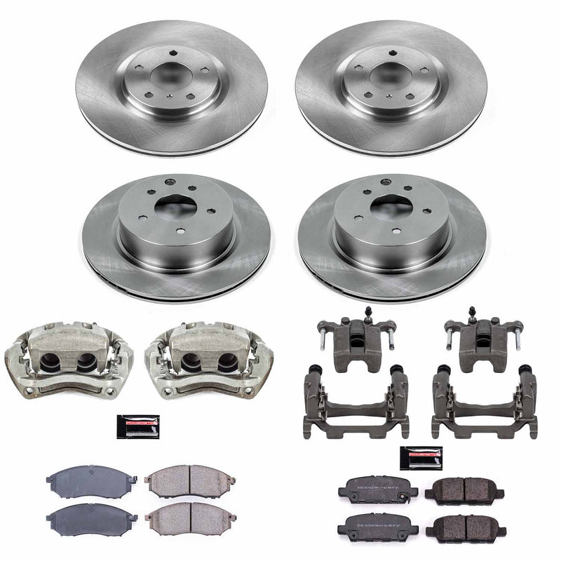 Power Stop KCOE8060 Autospecialty 1-Click OE Replacement Pad And Rotor Kit With Calipers for 2015 Infiniti Q40 product image