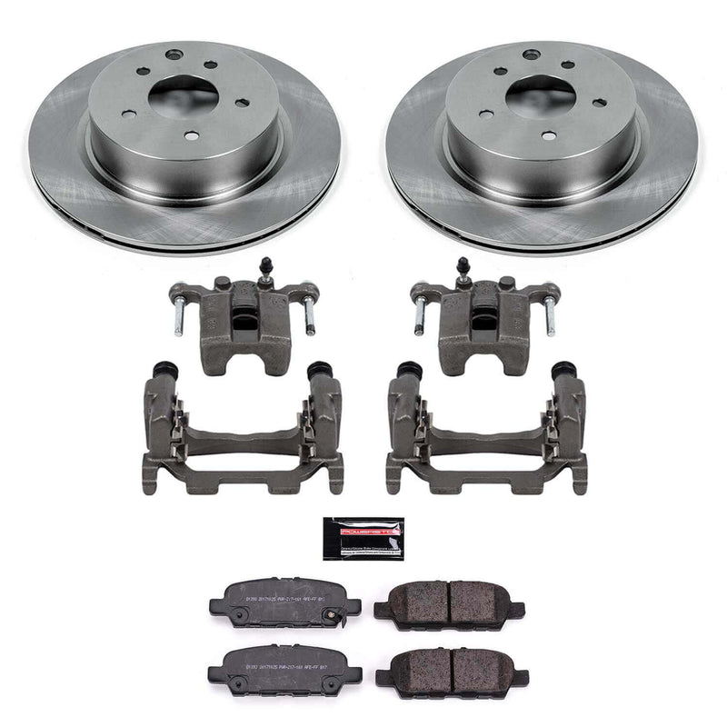 Power Stop KCOE8062 Autospecialty 1-Click OE Replacement Rear Brake Kit With Calipers for 2015 Infiniti Q40 product image