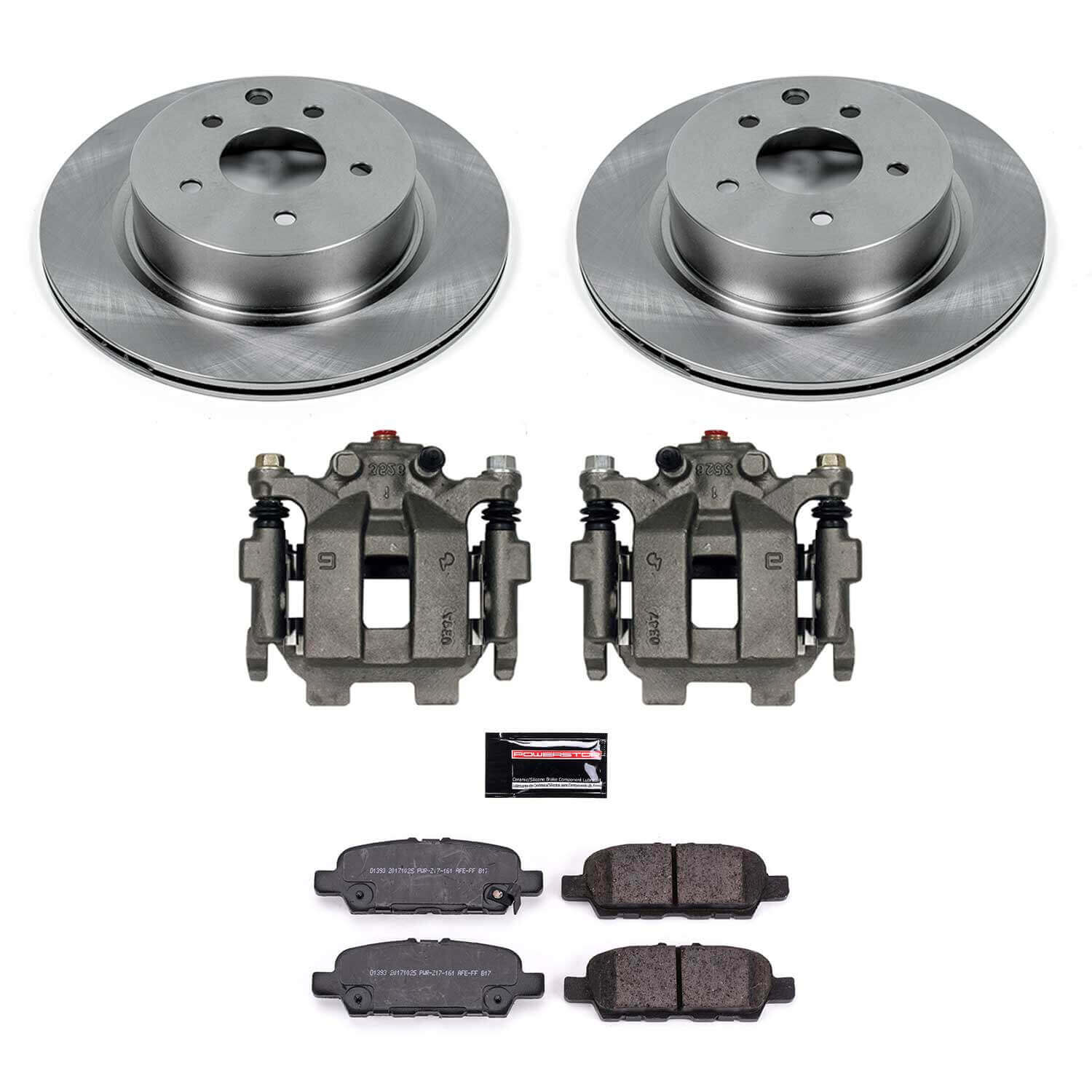 Power Stop KCOE8062A Autospecialty 1-Click OE Replacement Rear Brake Kit With Calipers for 2016-2020 Nissan Maxima product image