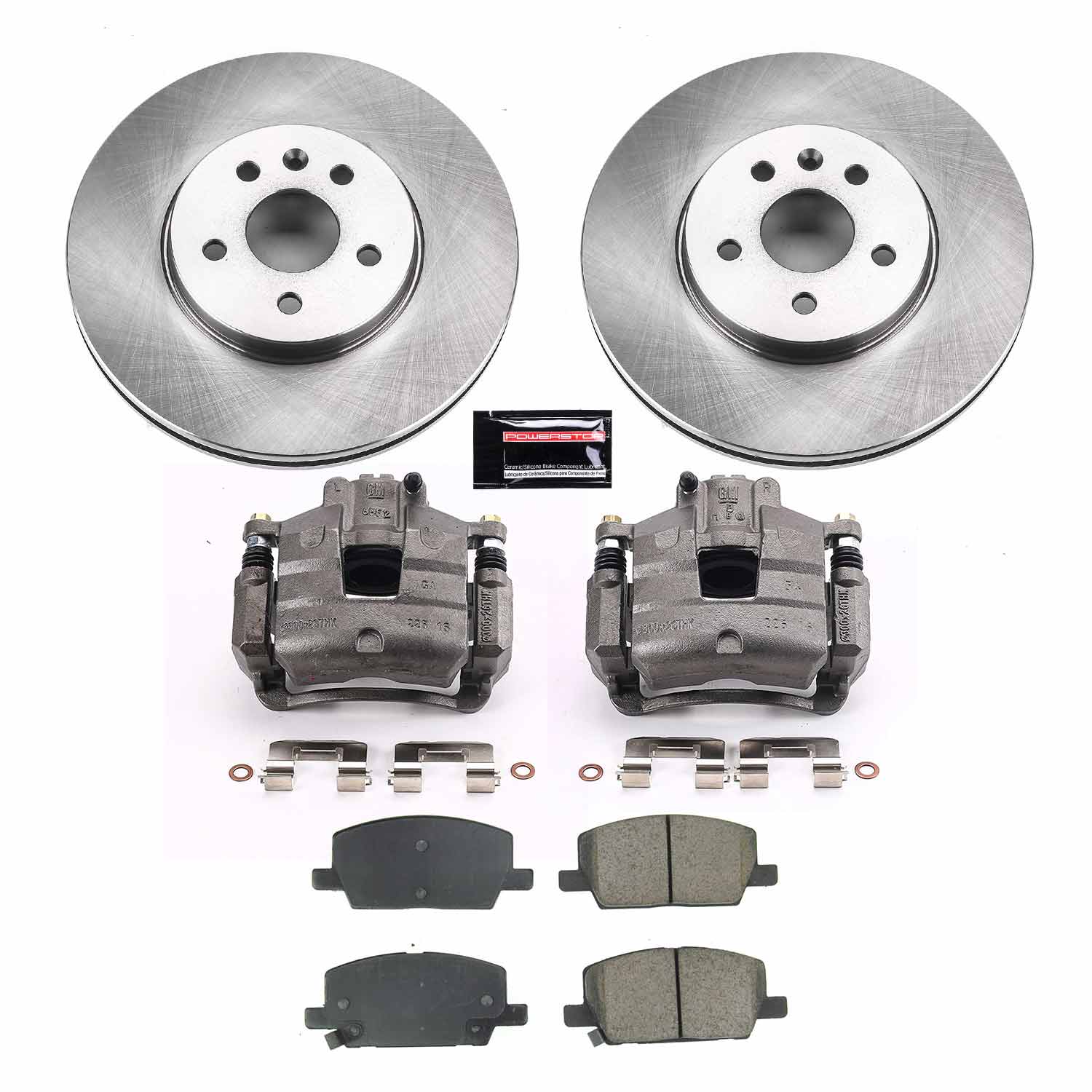 Power Stop KCOE8316 Front Autospecialty 1-Click OE Replacement Pad And Rotor Kit With Calipers for 2019-2020 Chevrolet Trax product image