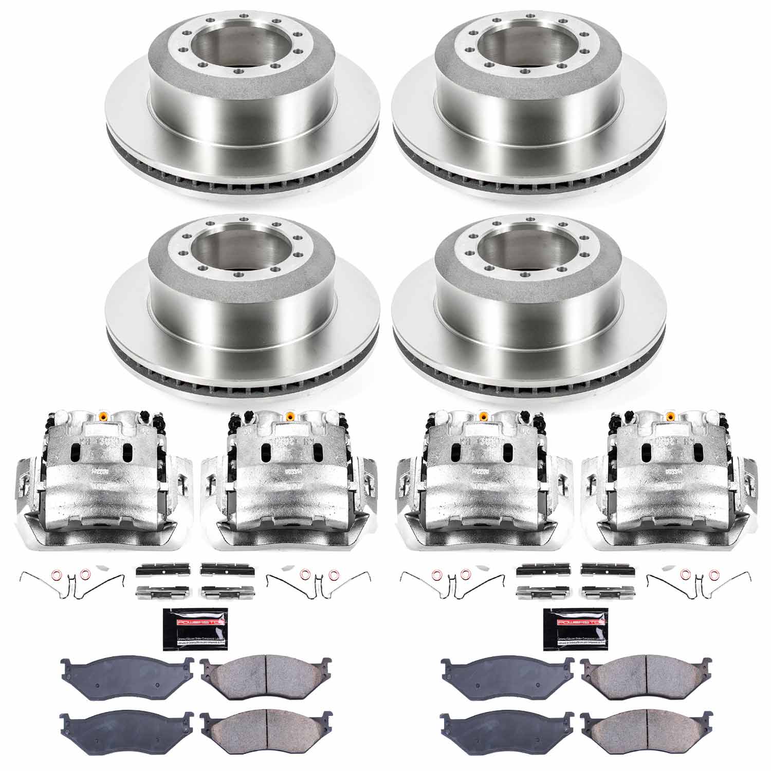 Power Stop KCOE8395 Autospecialty 1-Click OE Replacement Pad And Rotor Kit With Calipers for 2006-2009 Ford Lcf product image