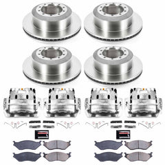 Power Stop KCOE8395 Autospecialty 1-Click OE Replacement Pad And Rotor Kit With Calipers for 2006-2009 Ford Lcf product image