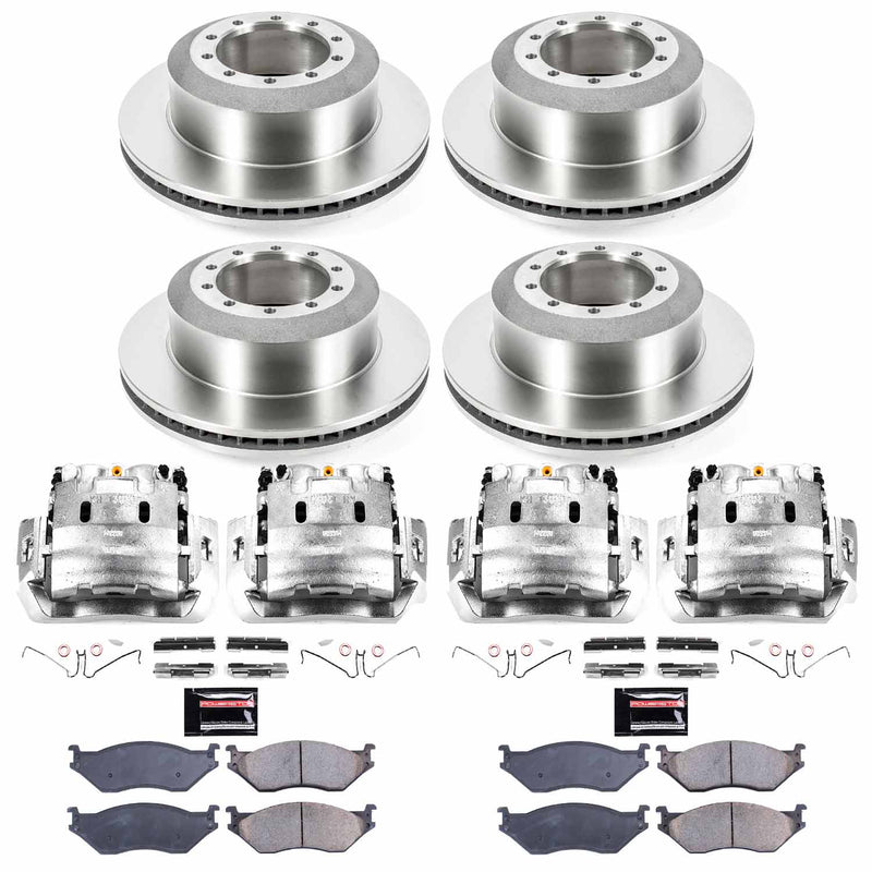 Power Stop KCOE8395 Autospecialty 1-Click OE Replacement Pad And Rotor Kit With Calipers for 2006-2009 Ford Lcf product image