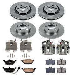 Power Stop KCOE840A Autospecialty 1-Click OE Replacement Pad And Rotor Kit With Calipers for 2000-2005 Volkswagen Beetle product image