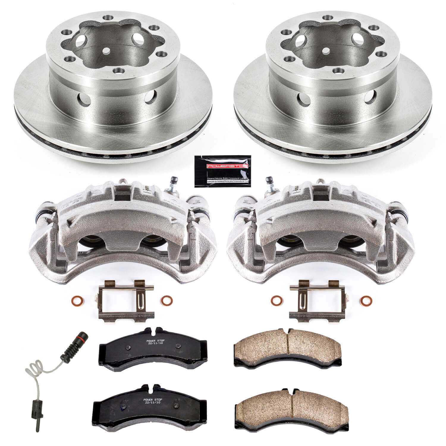 Power Stop KCOE8427 Autospecialty 1-Click OE Replacement Pad And Rotor Kit With Calipers for 2003-2006 Dodge Sprinter 3500 product image