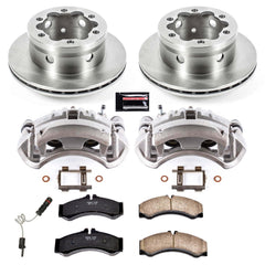 Power Stop KCOE8427 Autospecialty 1-Click OE Replacement Pad And Rotor Kit With Calipers for 2003-2006 Dodge Sprinter 3500 product image