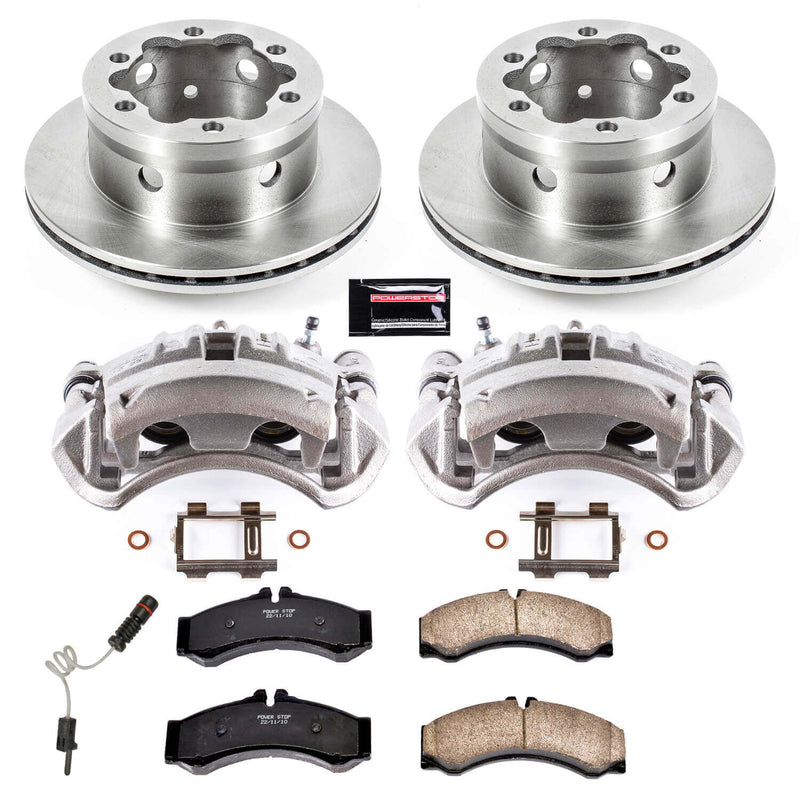 Power Stop KCOE8427 Autospecialty 1-Click OE Replacement Pad And Rotor Kit With Calipers for 2003-2006 Dodge Sprinter 3500 product image