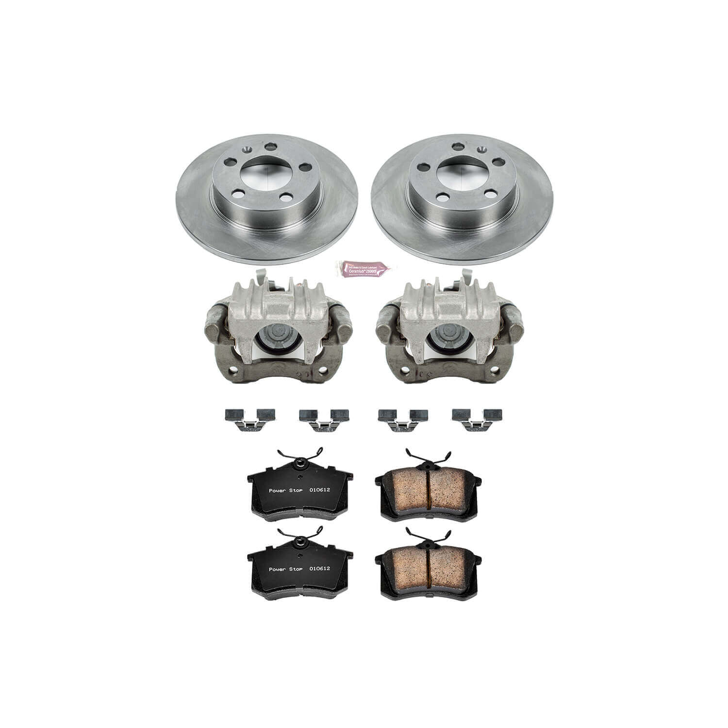 Power Stop KCOE847 Autospecialty 1-Click Daily Driver Rear Brake Kit for 2001-2003 Volkswagen Jetta product image