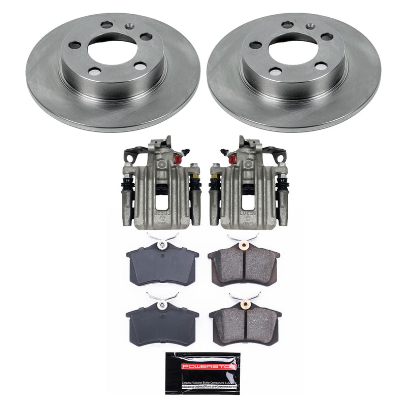 Power Stop KCOE848 - Rear Z17 Evolution Pad And Autospecialty 1-Click OE Replacement Rotor Kit With Calipers vehicle fitment brake part
