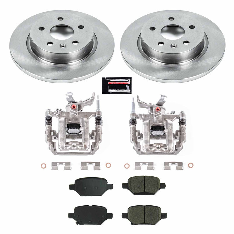 Power Stop KCOE8488 Rear Autospecialty 1-Click OE Replacement Pad And Rotor Kit With Calipers for 2018-2019 Chevrolet Trax Rear Disc product image
