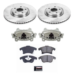 Power Stop KCOE8540 Front Autospecialty 1-Click OE Replacement Pad And Rotor Kit With Calipers for 2019-2020 Ford Police Responder Hybrid product image
