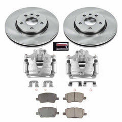 Power Stop KCOE8635 Front Autospecialty 1-Click OE Replacement Pad And Rotor Kit With Calipers for 2018-2019 Chevrolet Sonic product image