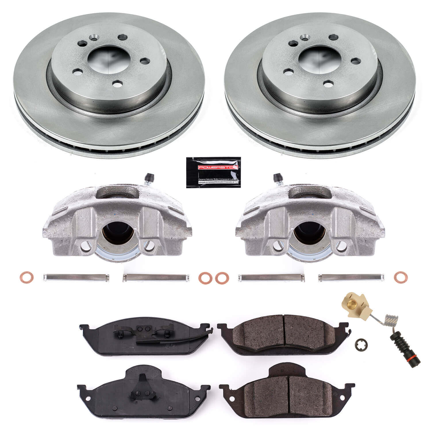Power Stop KCOE864 Autospecialty 1-Click OE Replacement Pad And Rotor Kit With Calipers for 1998-2003 Mercedes-Benz ML320 product image
