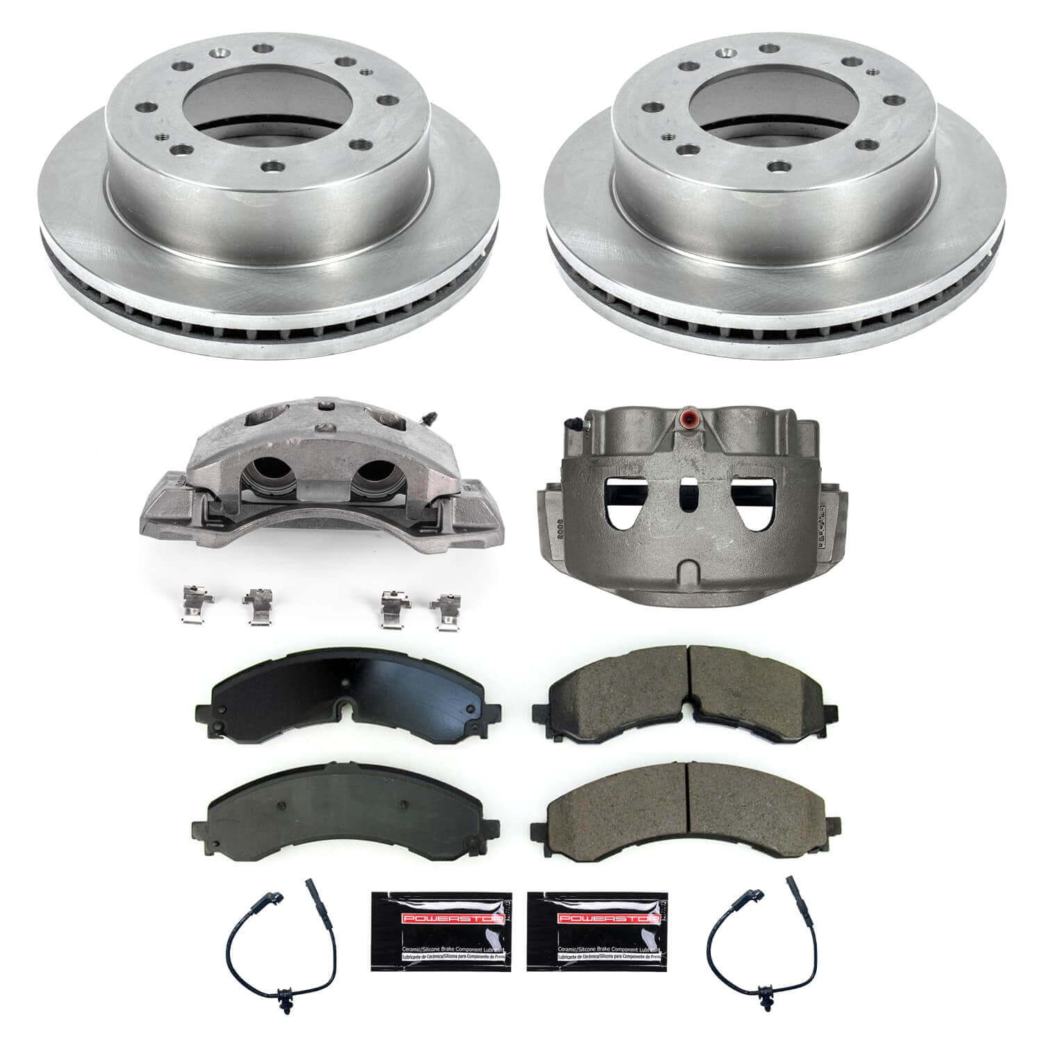 Power Stop KCOE8670B - Front Z17 Evolution Pad And Autospecialty 1-Click OE Replacement Rotor Kit With Calipers vehicle fitment brake part
