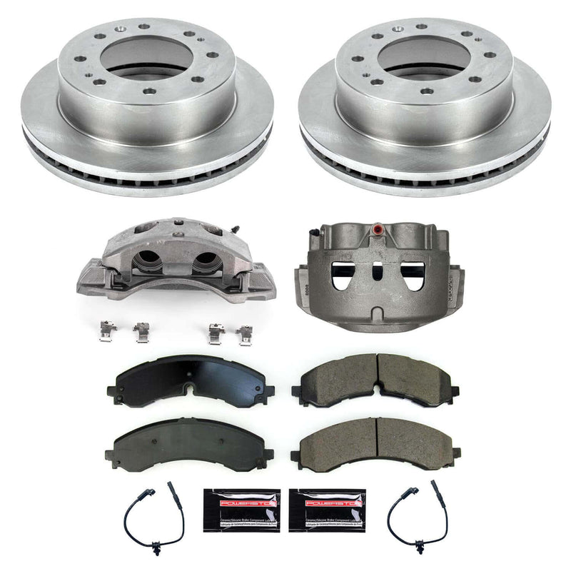 Power Stop KCOE8670B - Front Z17 Evolution Pad And Autospecialty 1-Click OE Replacement Rotor Kit With Calipers vehicle fitment brake part