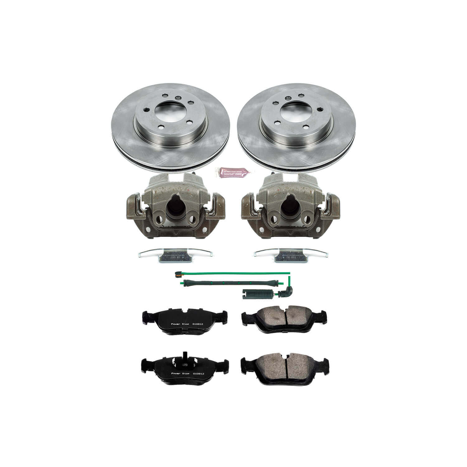 Power Stop KCOE868 Autospecialty 1-Click Daily Driver Front Brake Kit for 2001-2005 BMW 325Xi product image