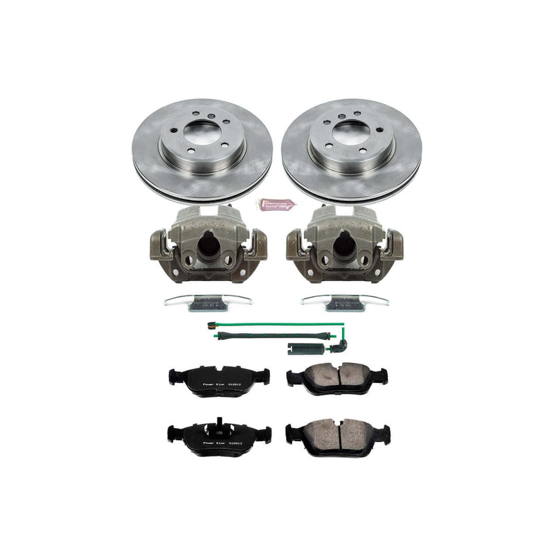 Power Stop KCOE868 Autospecialty 1-Click Daily Driver Front Brake Kit for 2001-2005 BMW 325Xi product image