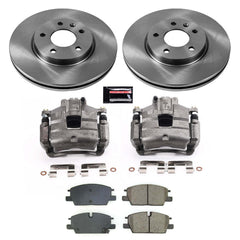 Power Stop KCOE8738 Front Autospecialty 1-Click OE Replacement Pad And Rotor Kit With Calipers for 2022-2024 Chevrolet Equinox product image