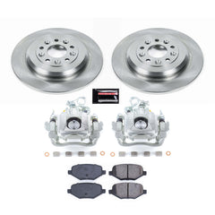Power Stop KCOE8846 Rear Autospecialty 1-Click OE Replacement Pad And Rotor Kit With Calipers for 2013-2014 Ford Edge product image