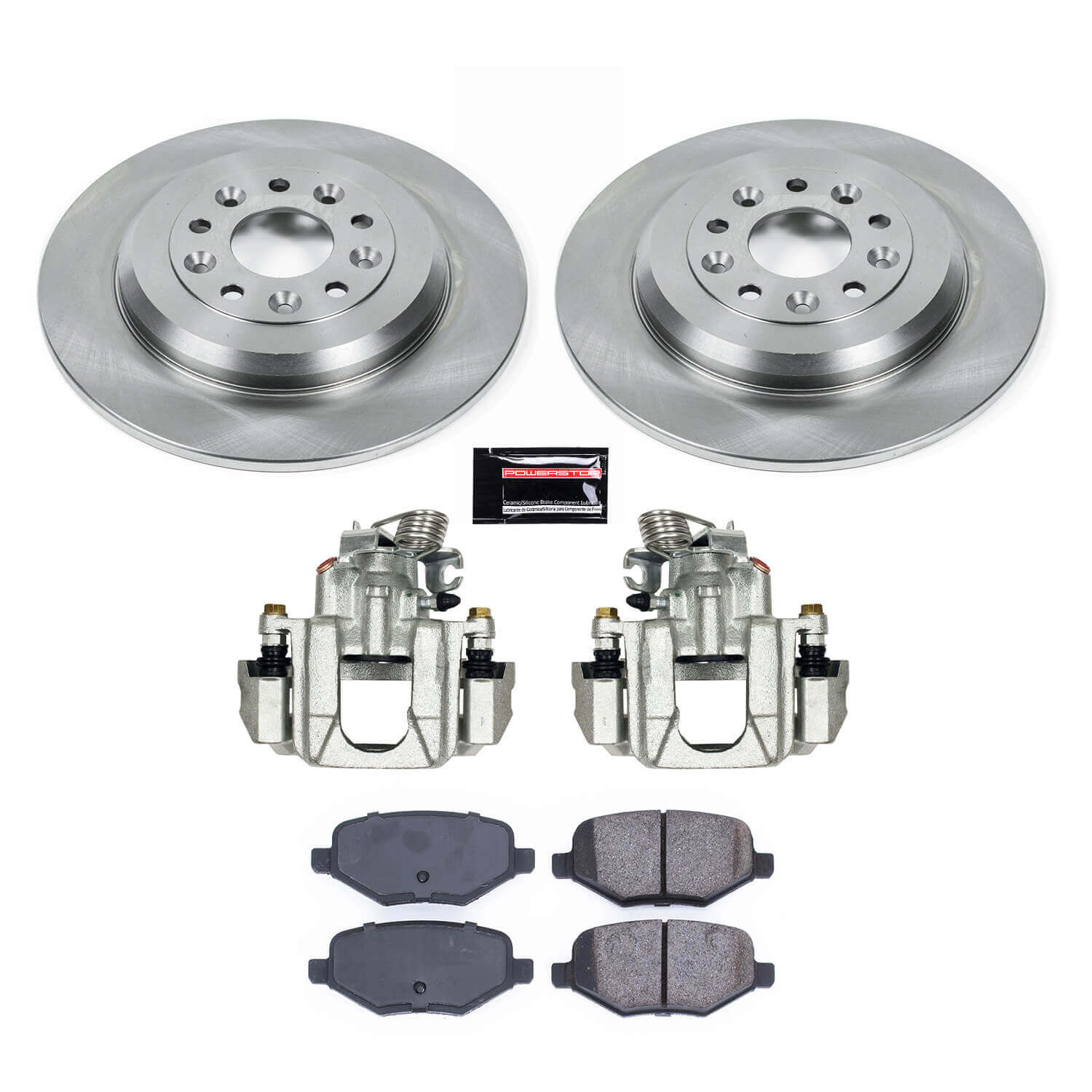 Power Stop KCOE8846A Rear Autospecialty 1-Click OE Replacement Pad And Rotor Kit With Calipers for 2010-2019 Lincoln Mkt product image
