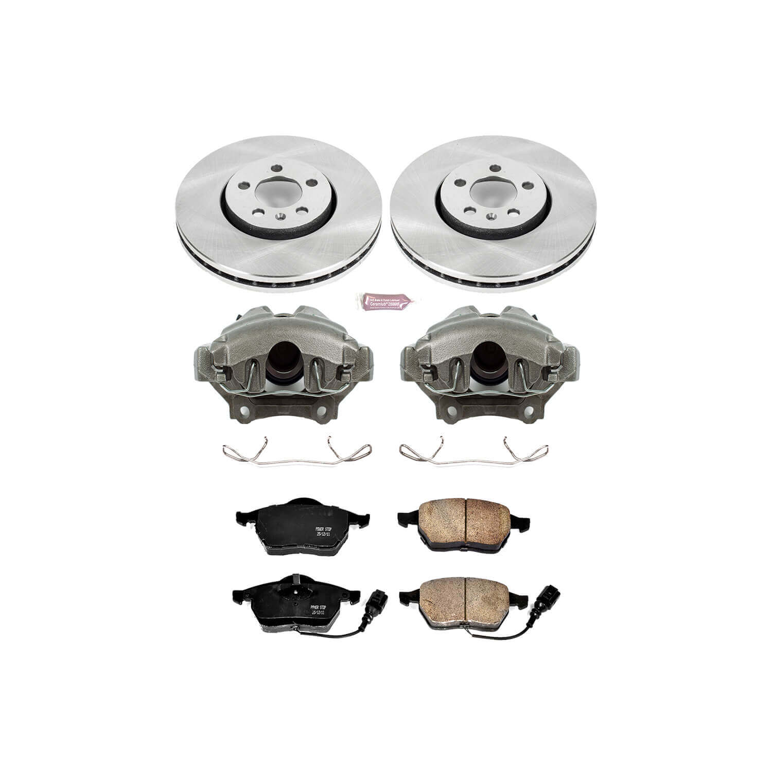 Power Stop KCOE898 Autospecialty 1-Click Daily Driver Front Brake Kit for 1999-2005 Volkswagen Beetle product image