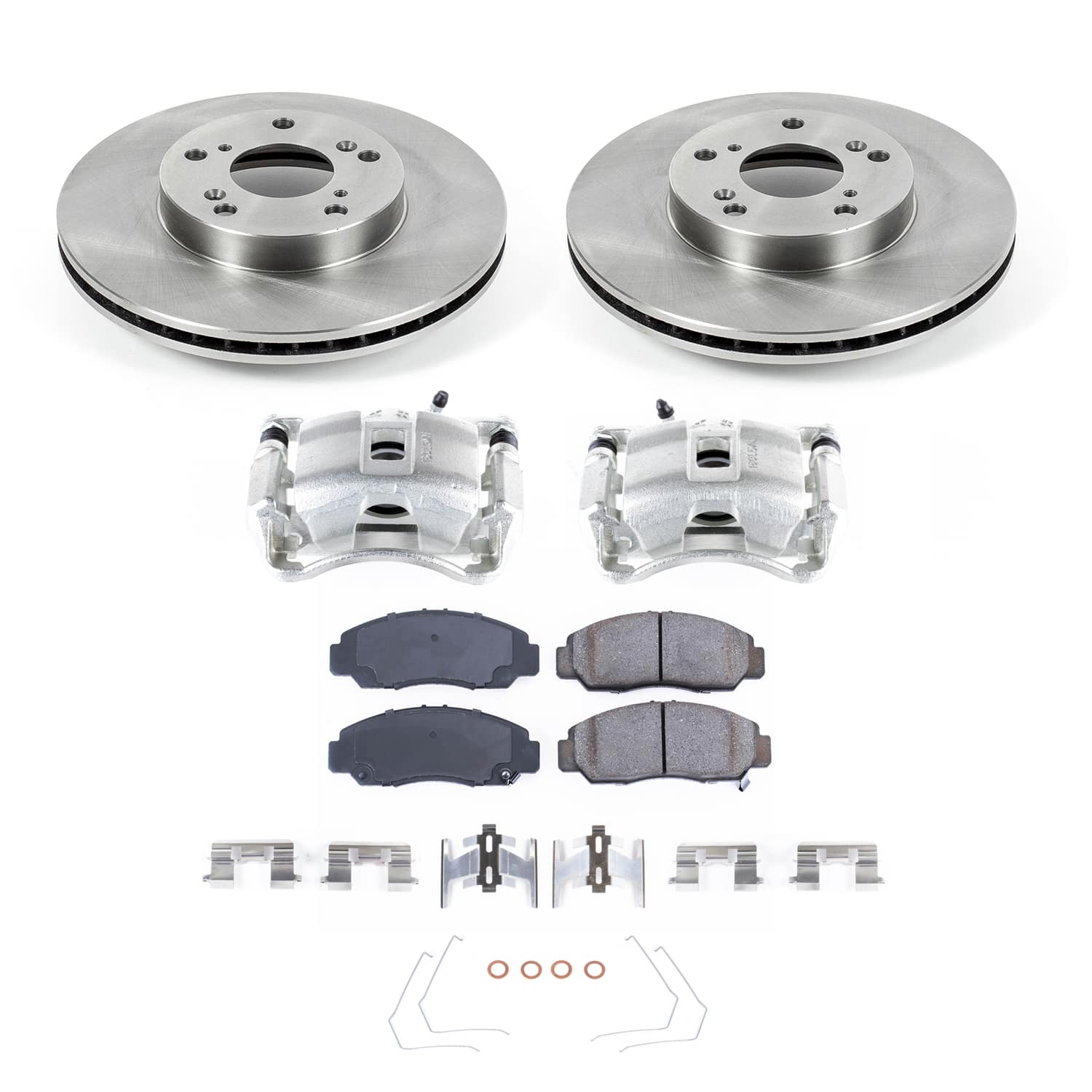 Power Stop KCOE9109 - Front Z17 Evolution Pad And Autospecialty 1-Click OE Replacement Rotor Kit With Calipers vehicle fitment brake part