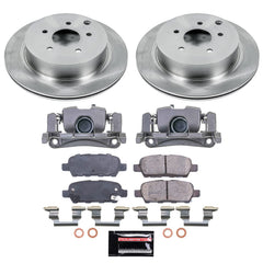 Power Stop KCOE9134 - Rear Z17 Evolution Pad And Autospecialty 1-Click OE Replacement Rotor Kit With Calipers vehicle fitment brake part