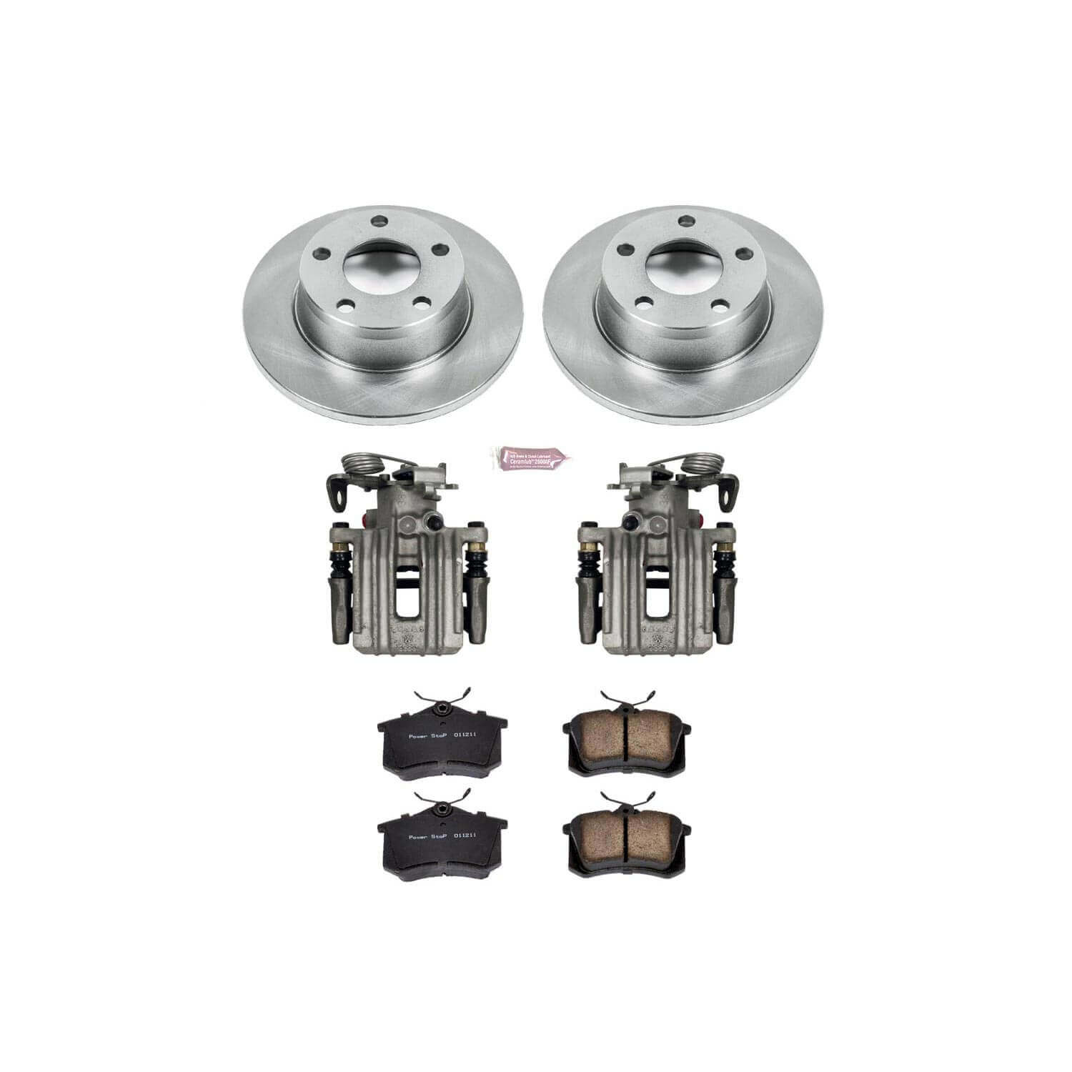 Power Stop KCOE941 Autospecialty 1-Click Daily Driver Rear Brake Kit for 1998-2001 Audi A6 Quattro Base product image