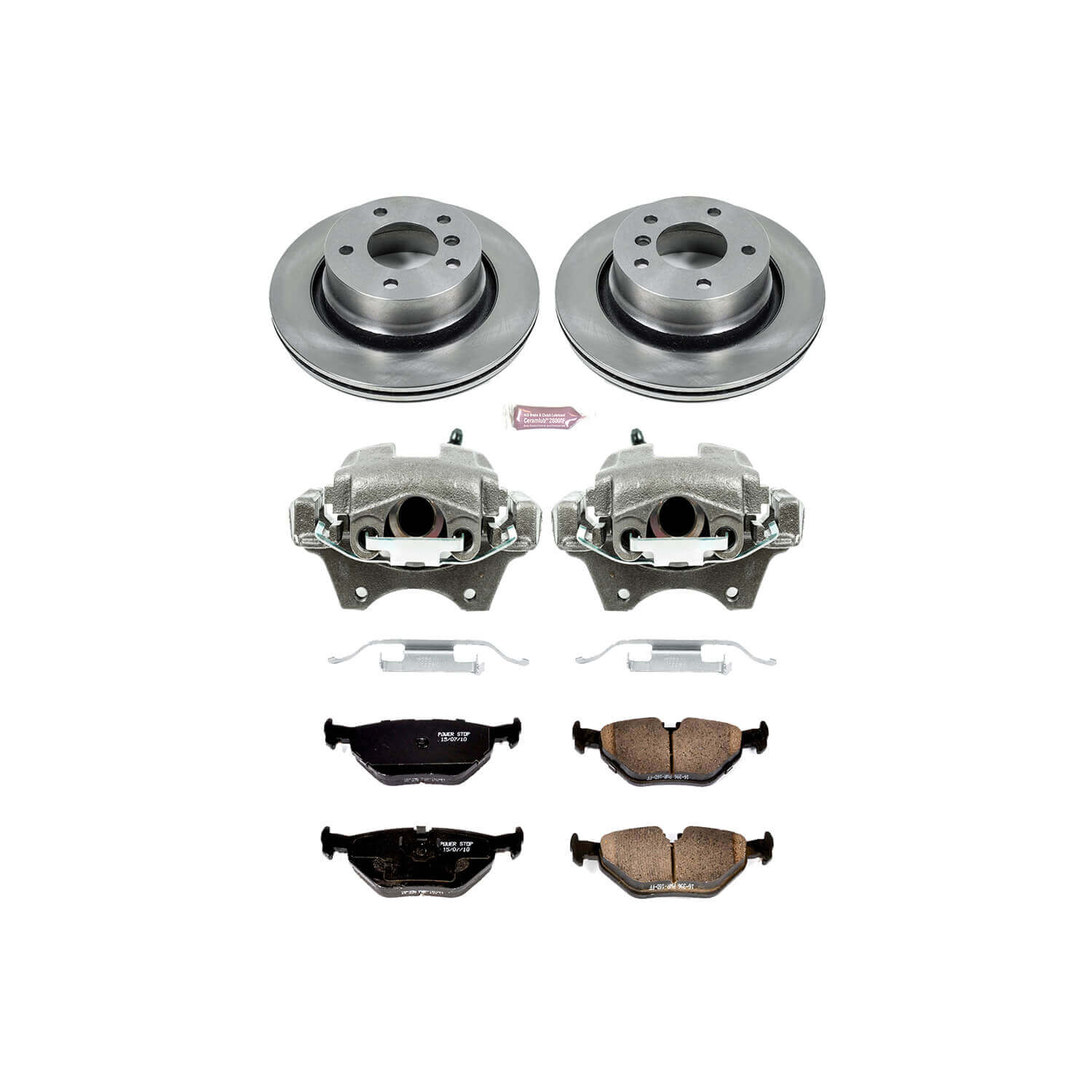 Power Stop KCOE962 Autospecialty 1-Click Daily Driver Rear Brake Kit for 2003-2005 BMW Z4 3.0I product image
