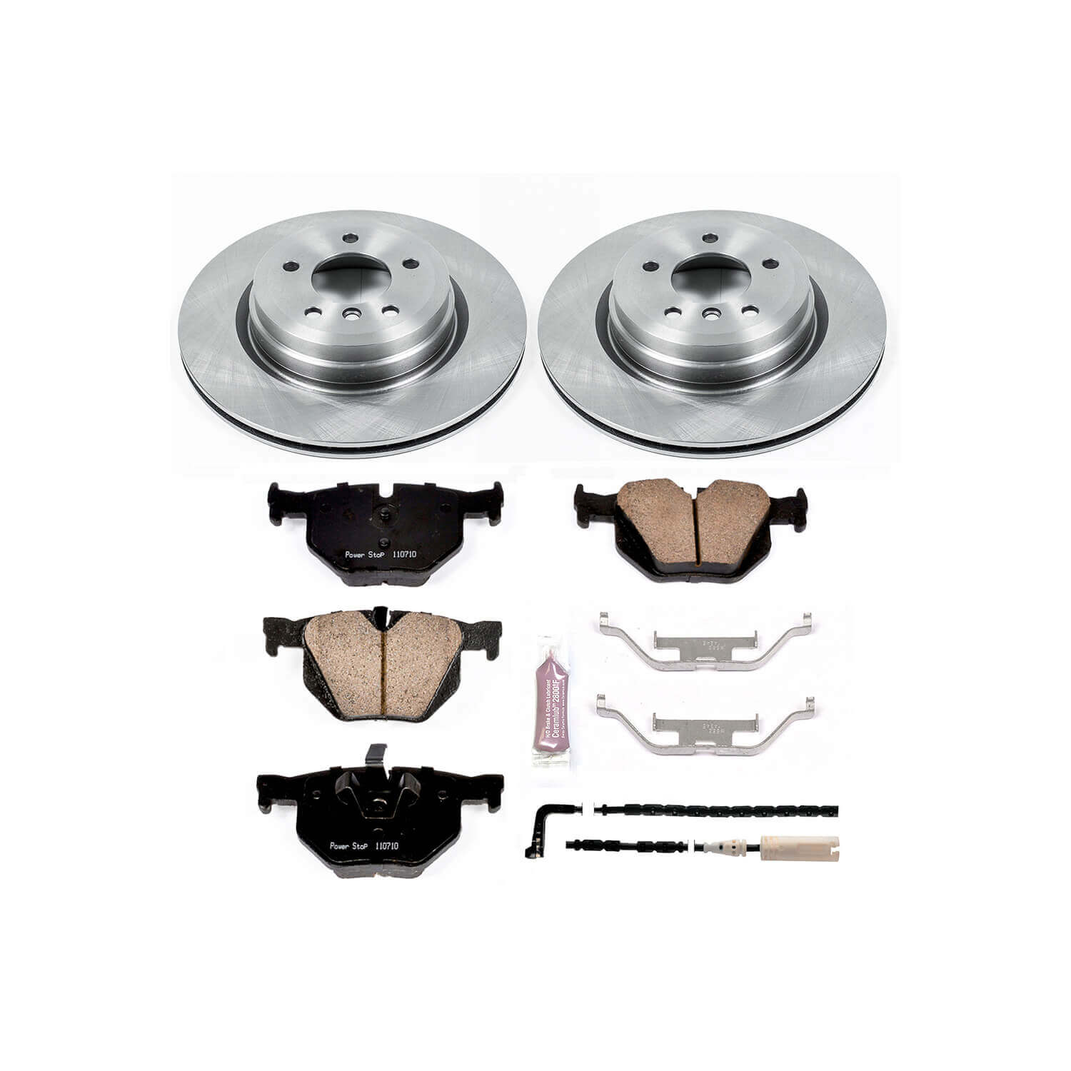 Power Stop KOE045 Autospecialty - 1-Click Daily Driver Brake Kits (Rear) for 2006-2010 BMW 330I product image