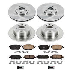 Power Stop KOE092 Autospecialty - 1-Click Daily Driver Brake Kits (Front And Rear) for 2004-2006 Nissan Altima SE-R product image