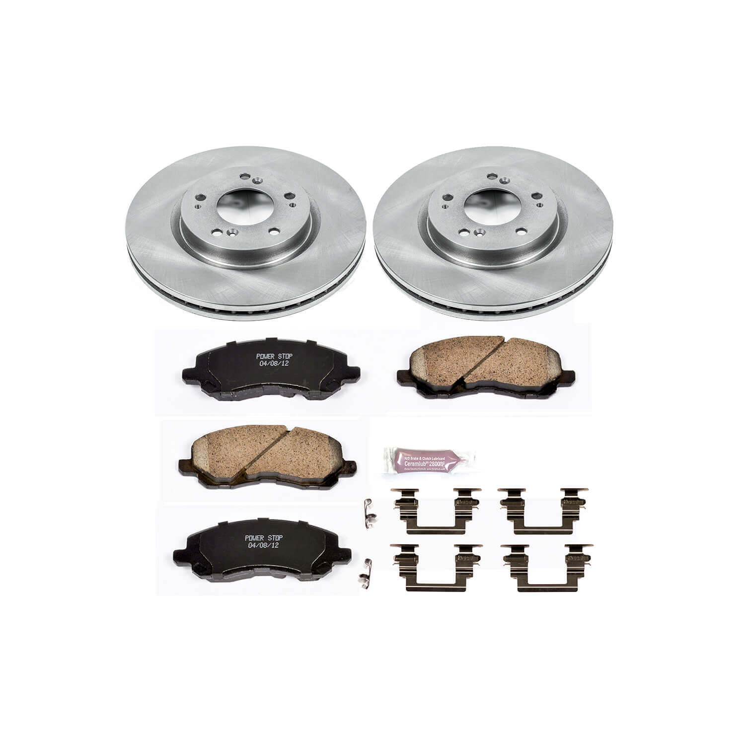 Power Stop KOE094 Autospecialty - 1-Click Daily Driver Brake Kits (Front) for 2004-2012 Mitsubishi Eclipse product image