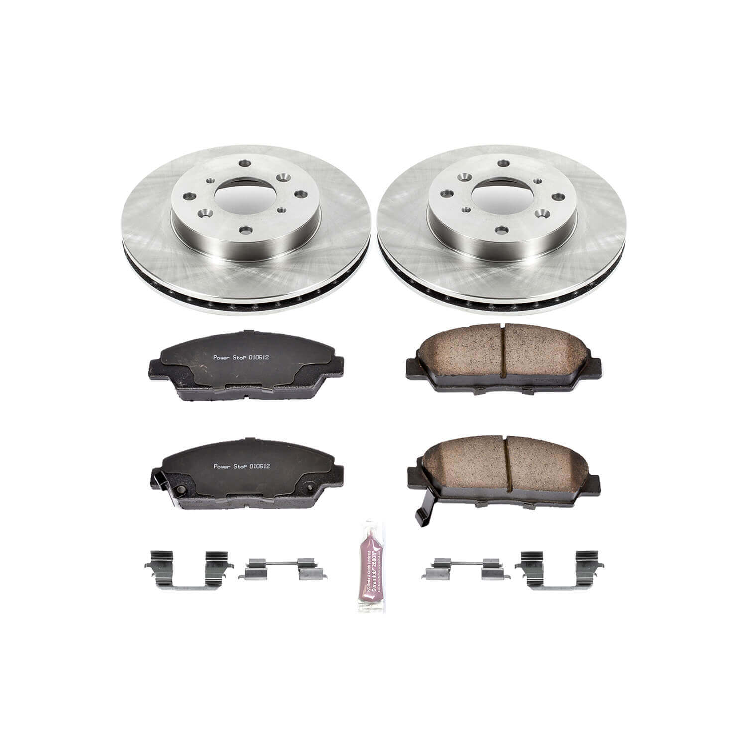 Power Stop KOE1033 Autospecialty - 1-Click Daily Driver Brake Kits (Front) for 1992-1996 Honda Prelude product image