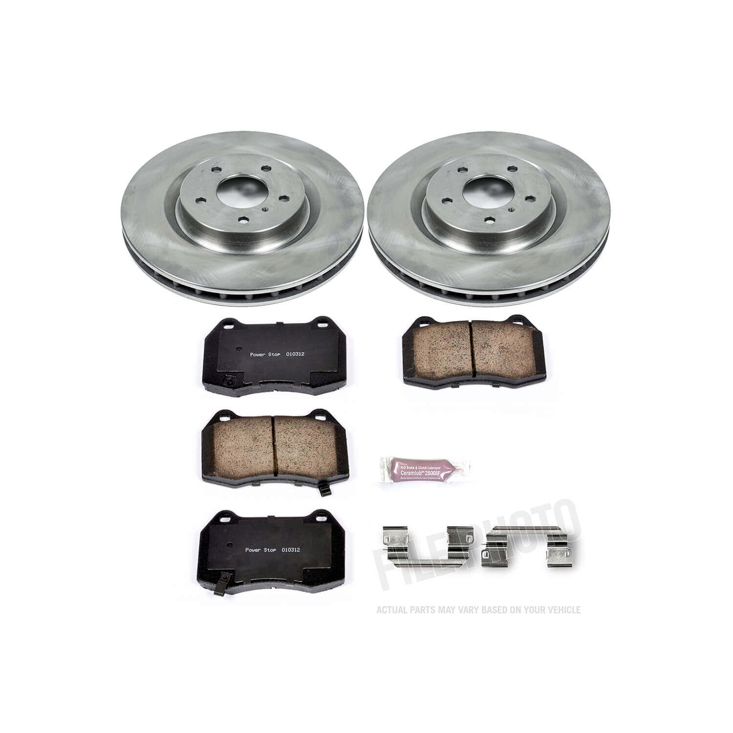 Power Stop KOE104 Autospecialty - 1-Click Daily Driver Brake Kits (Front) for 2003-2008 INFINITI G35 product image