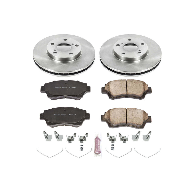 Power Stop KOE1054 Autospecialty - 1-Click Daily Driver Brake Kits (Front) for 1992-2001 Lexus ES300 product image