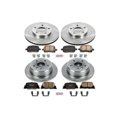 Power Stop KOE1061 Autospecialty - 1-Click Daily Driver Brake Kits (Front And Rear) for 2000-2001 Lexus ES300 product image