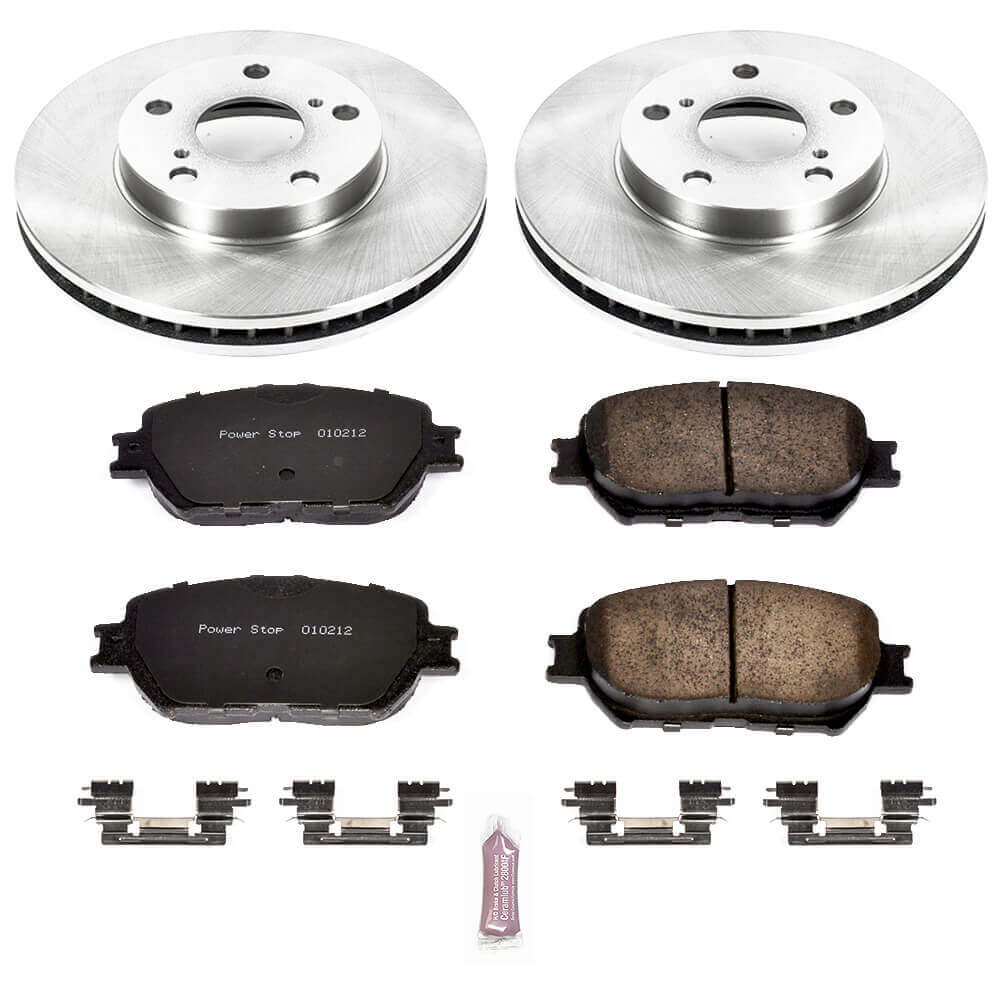 Power Stop KOE1064 Autospecialty - 1-Click Daily Driver Brake Kits (Front) for 2002-2006 Toyota Camry product image