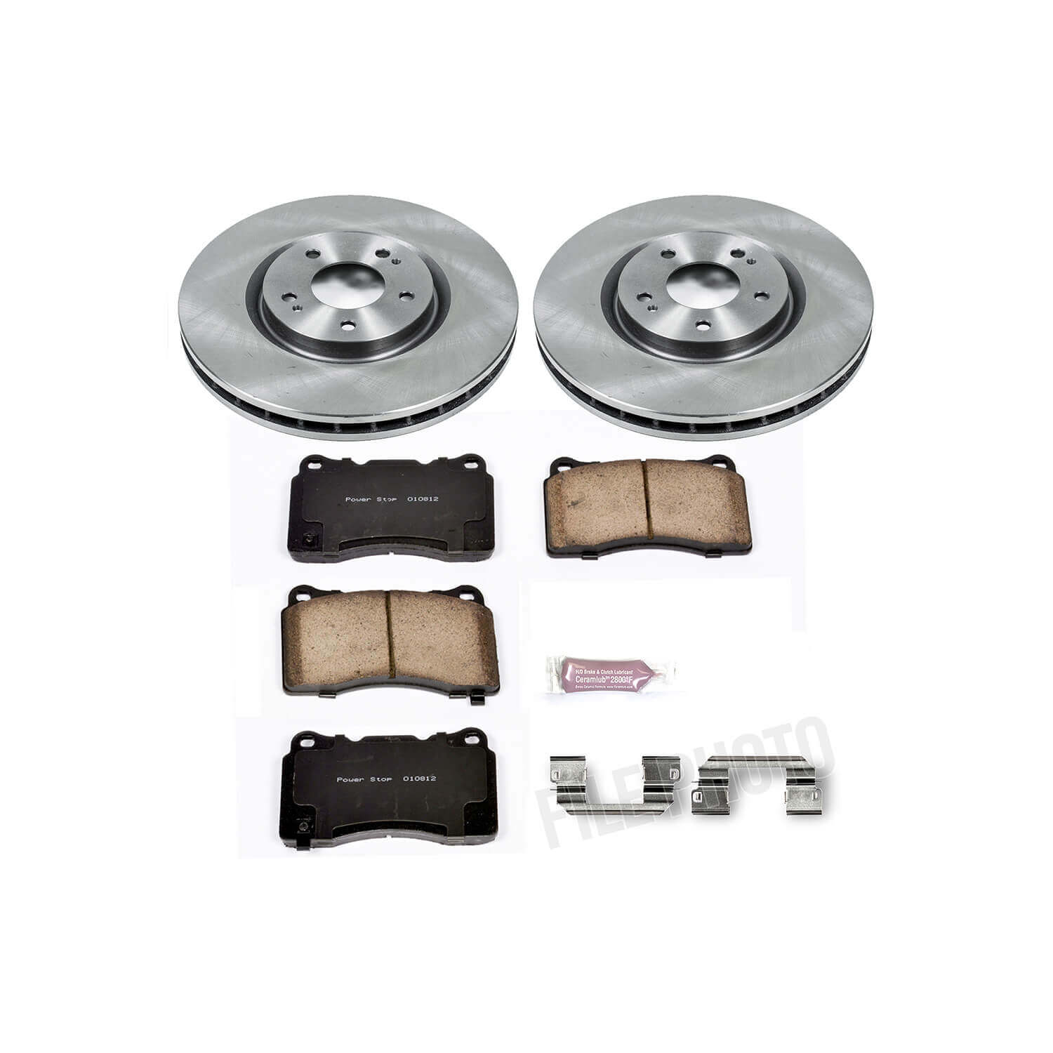 Power Stop KOE107 Autospecialty - 1-Click Daily Driver Brake Kits (Front) for 2003-2006 Mitsubishi Lancer Evolution product image