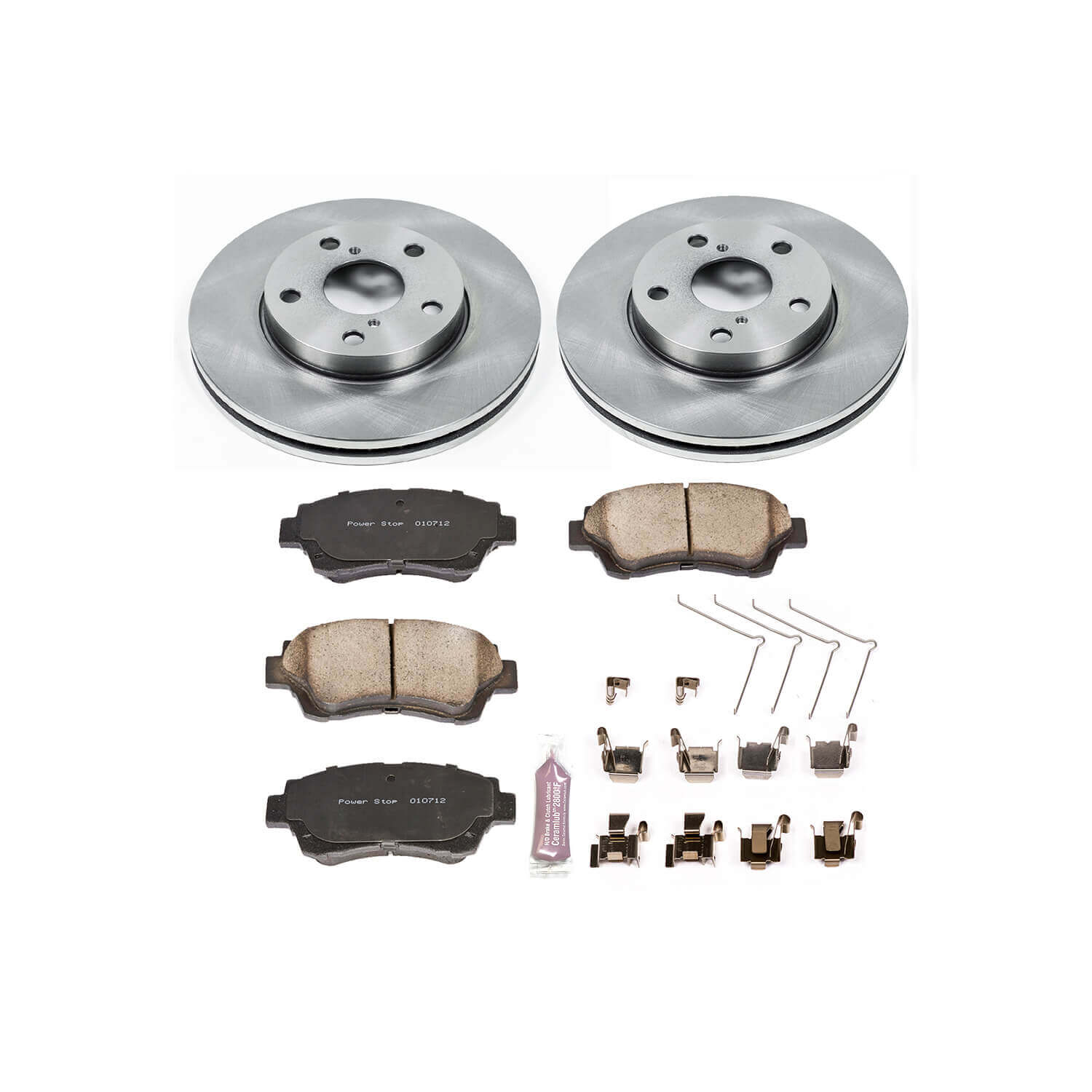 Power Stop KOE1070 Autospecialty - 1-Click Daily Driver Brake Kits (Front) for 1992-1998 Lexus SC300 product image
