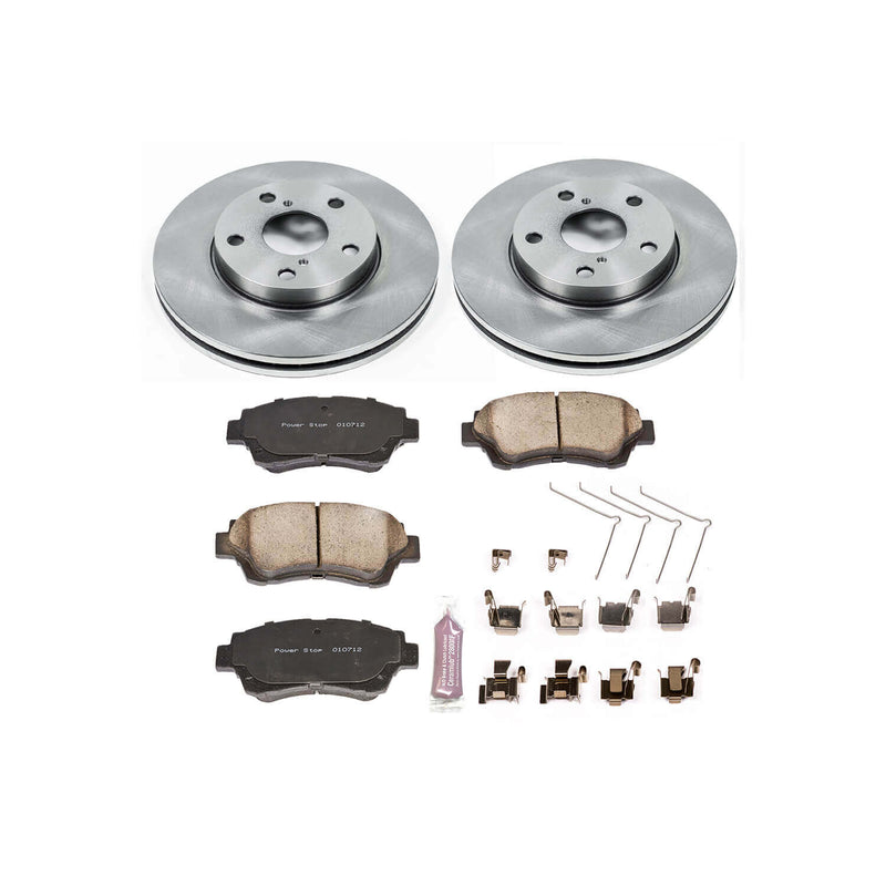 Power Stop KOE1070 Autospecialty - 1-Click Daily Driver Brake Kits (Front) for 1992-1998 Lexus SC300 product image
