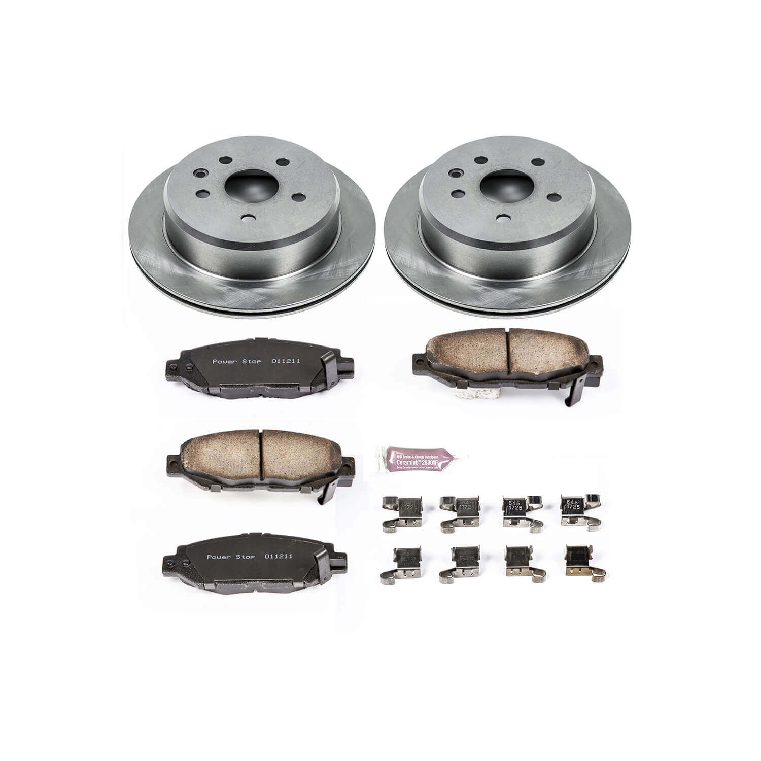 Power Stop KOE1072 Autospecialty - 1-Click Daily Driver Brake Kits (Rear) for 1992-1998 Lexus SC300 product image