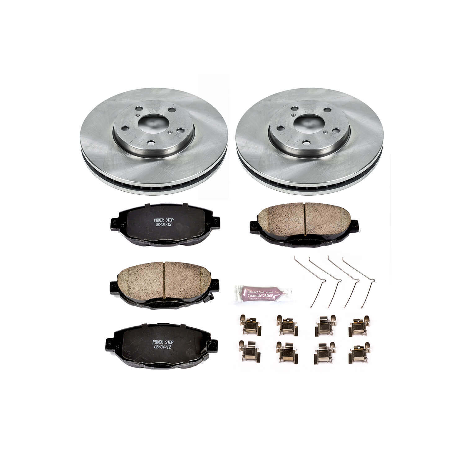 Power Stop KOE1073 Autospecialty - 1-Click Daily Driver Brake Kits (Front) for 1992-2000 Lexus SC300 product image