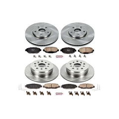 Power Stop KOE1074 Autospecialty - 1-Click Daily Driver Brake Kits (Front And Rear) for 1992-2000 Lexus SC300 product image
