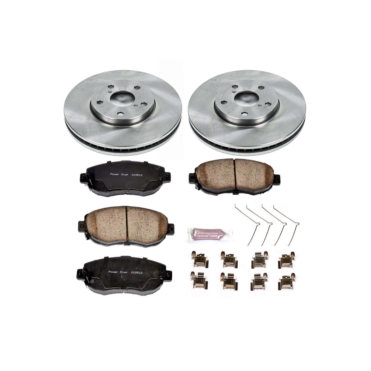 Power Stop KOE1077 Autospecialty - 1-Click Daily Driver Brake Kits (Front) for 1993-2010 Lexus GS300 product image