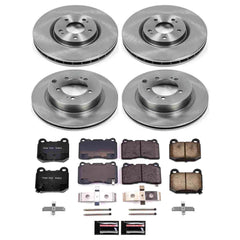 Power Stop KOE108 Autospecialty - 1-Click Daily Driver Brake Kits (Front And Rear) for 2003-2006 Mitsubishi Lancer Evolution product image