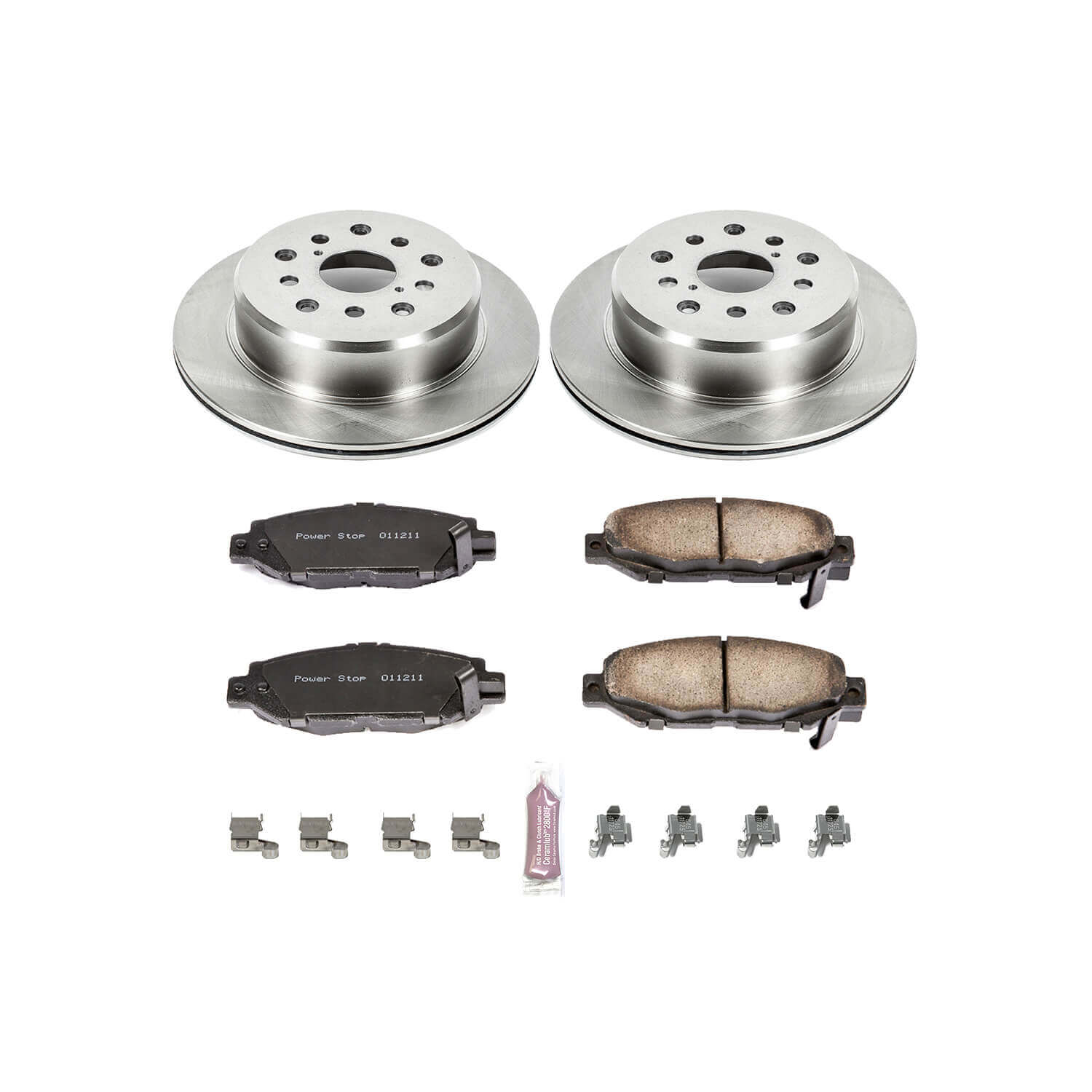 Power Stop KOE1080 Autospecialty - 1-Click Daily Driver Brake Kits (Rear) for 1993-1998 Lexus GS300 product image