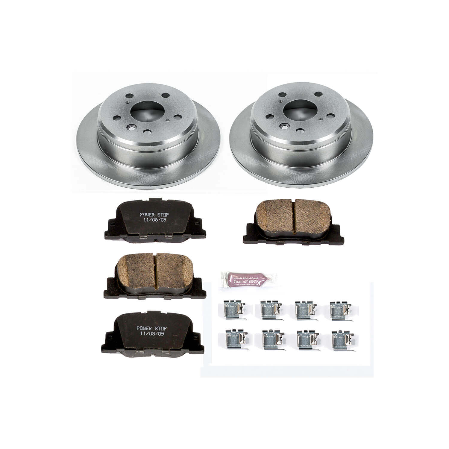 Power Stop KOE1084 Autospecialty - 1-Click Daily Driver Brake Kits (Rear) for 2000-2001 Lexus ES300 product image